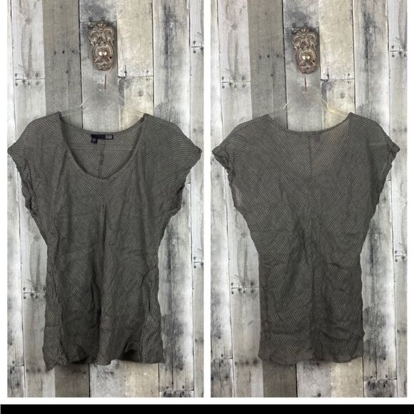 Eileen Fisher Linen Flowy Tunic Top - Picture 7 of 10